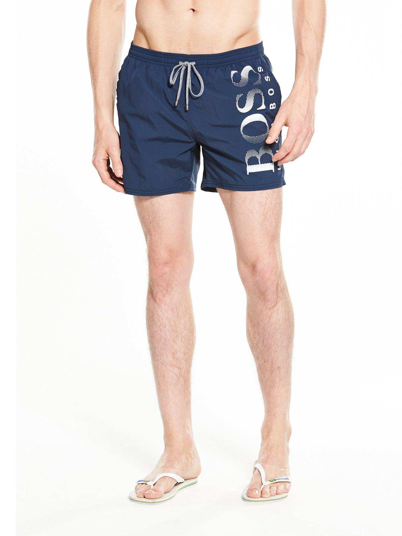 boss swim shorts mens