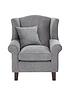 dentonnbspgrace-chenille-fabric-wing-chairfront