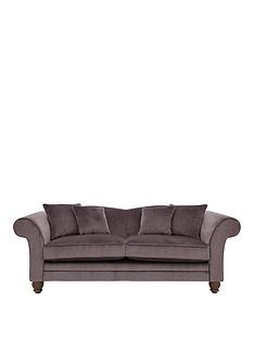 Purple Sofas Home Garden Www Littlewoodsireland Ie Luxe Collection Savannah 3 Seater Fabric Sofa