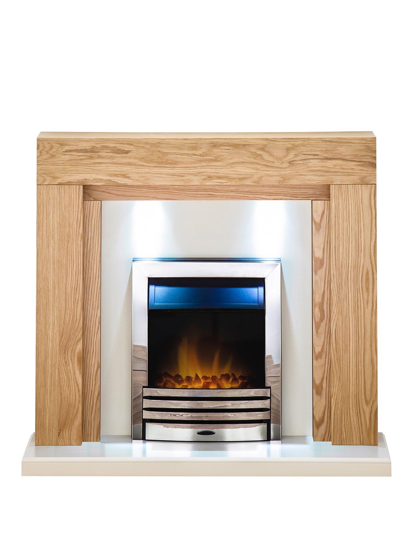 Oak Adam Fire Surrounds Fires Heating Cooling