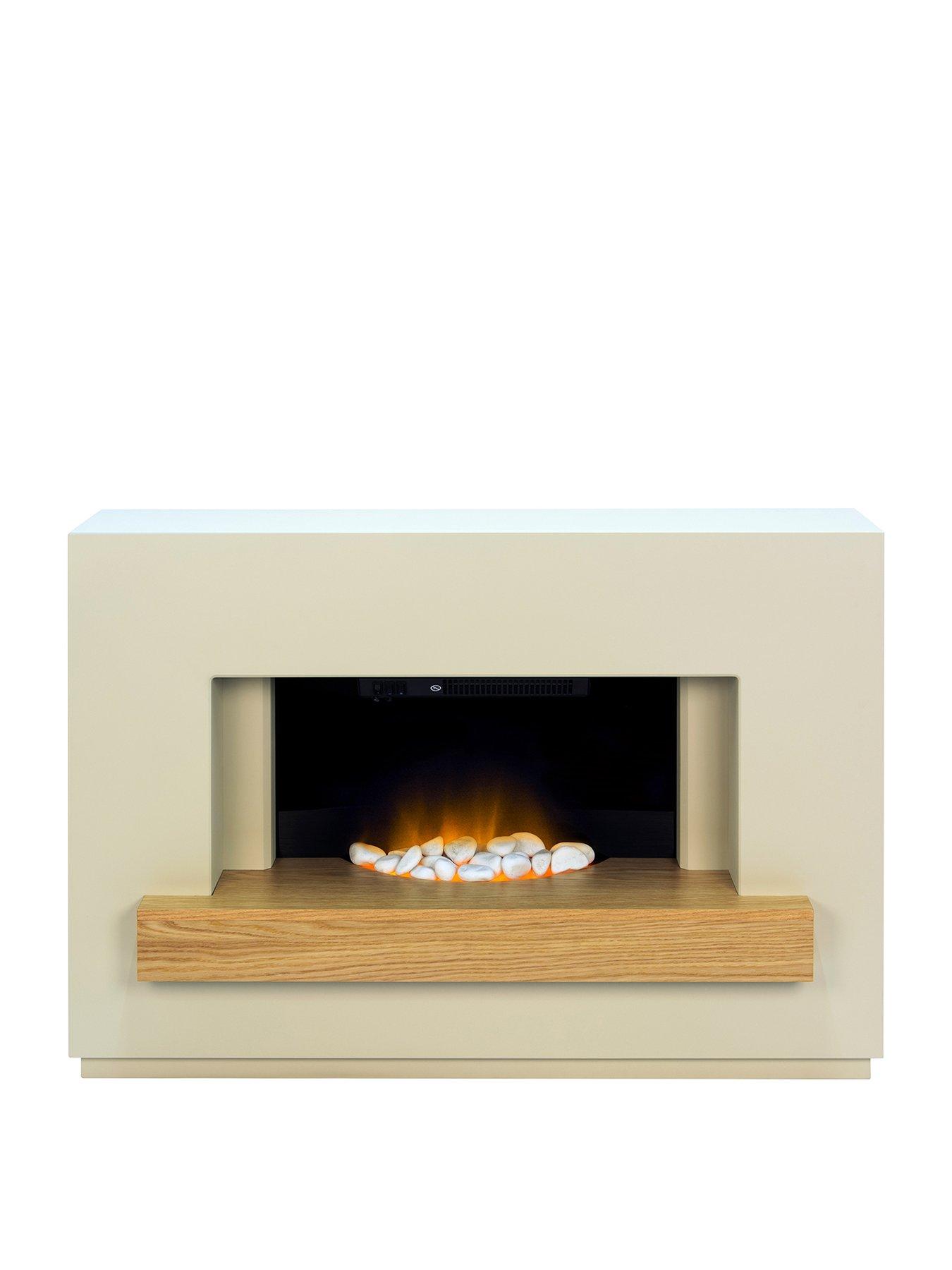 Adam Fires Fireplaces Sambro Fireplace Suite In Stone Effect