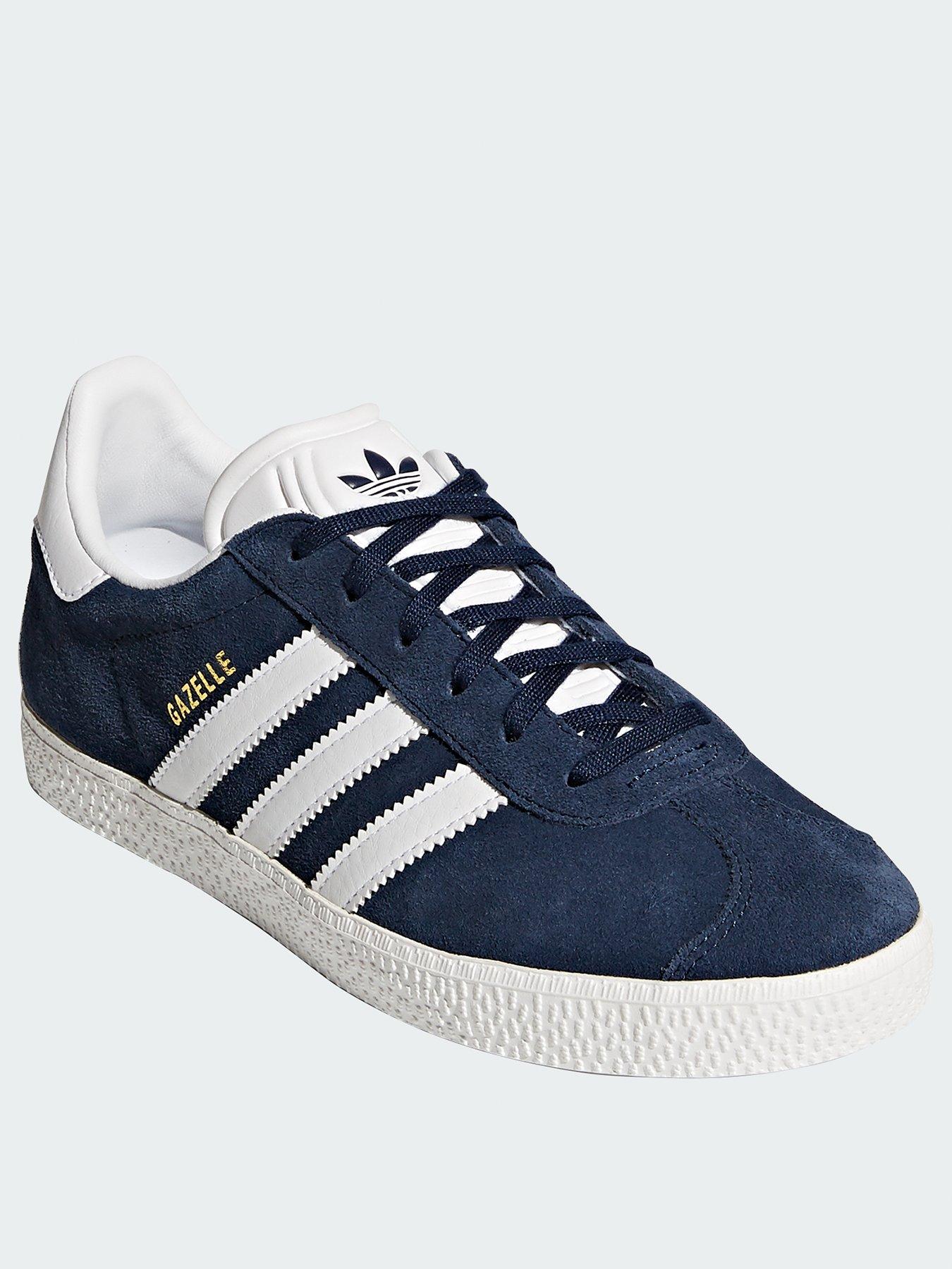 navy blue and white adidas