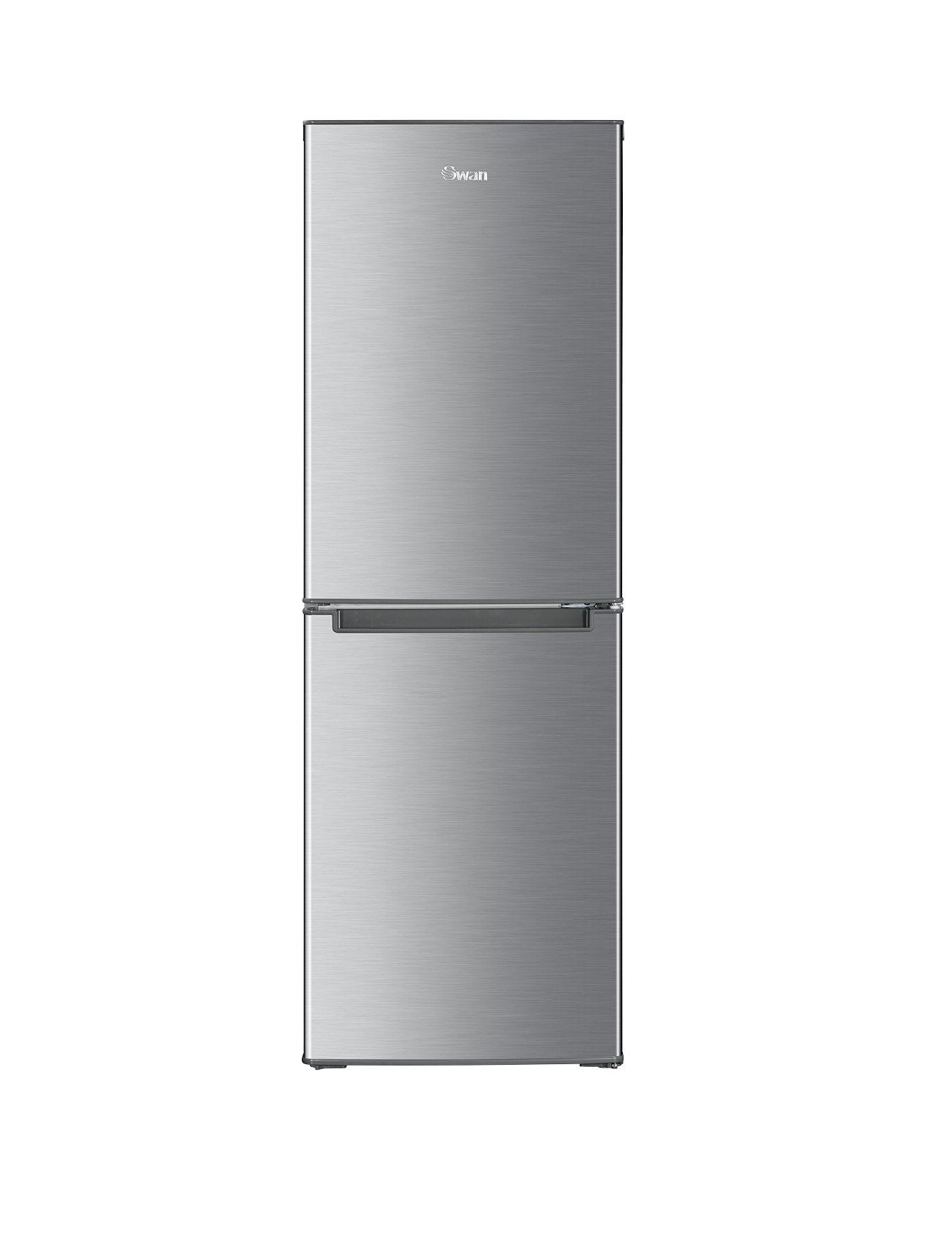 Swan Sr8180s 48cm Wide Fridge Freezer Stainless Steel Effect Littlewoodsireland Ie