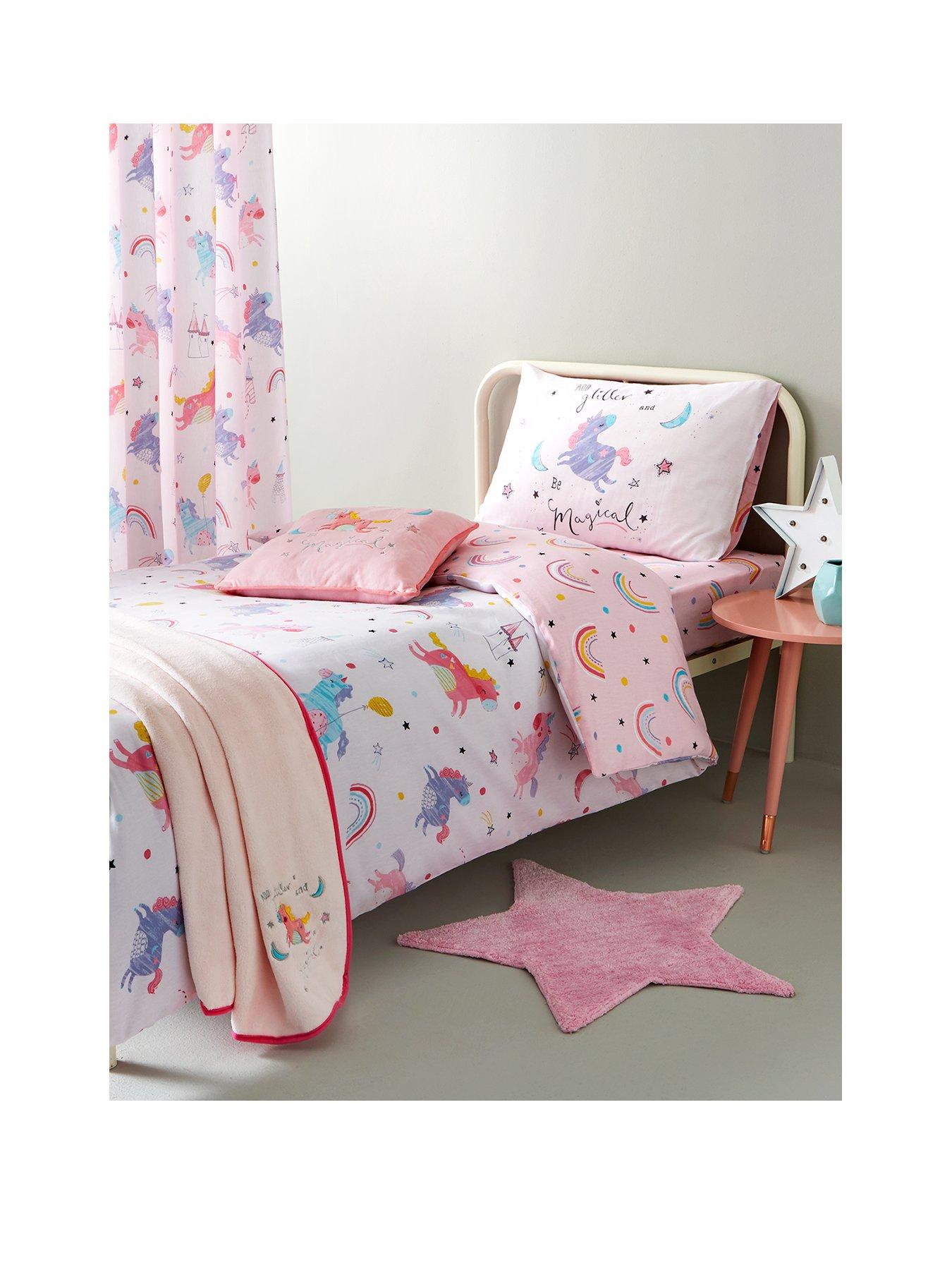 Catherine Lansfield Magical Unicorns Cotton Rich Duvet Cover