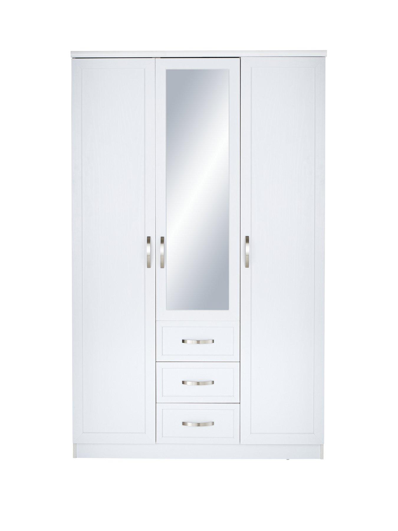 3 Drawers White Wardrobes Home Garden Www
