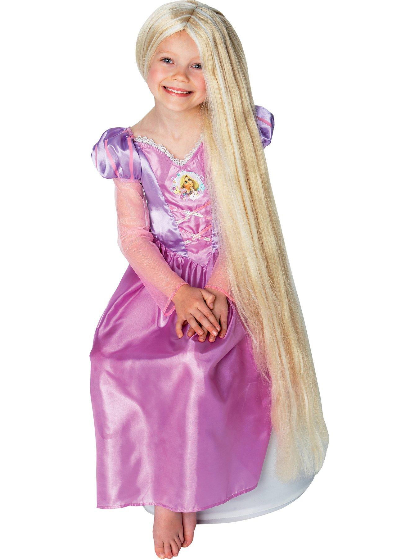 Disney Princess Rapunzel Long Glow In The Dark Childs Wig
