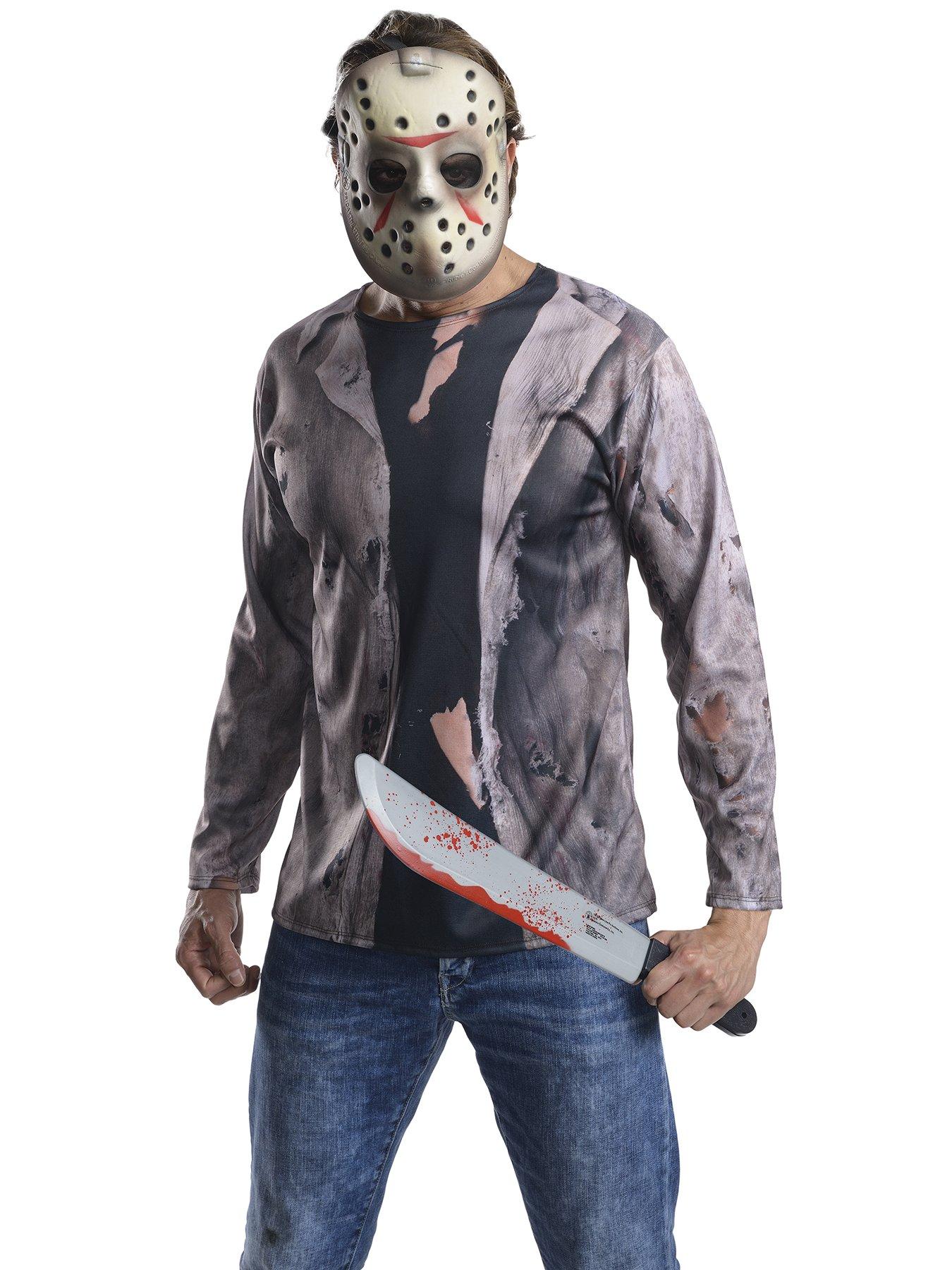 Friday The 13th Jason Voorhees Costume Set - jason from friday the 13th halloween t shirt roblox