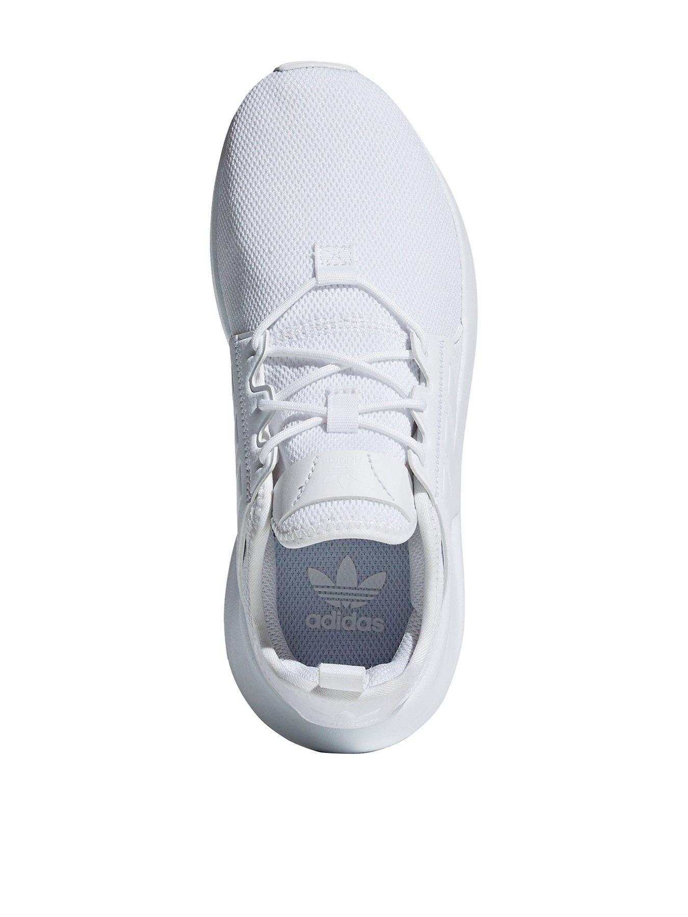 adidas white junior trainers