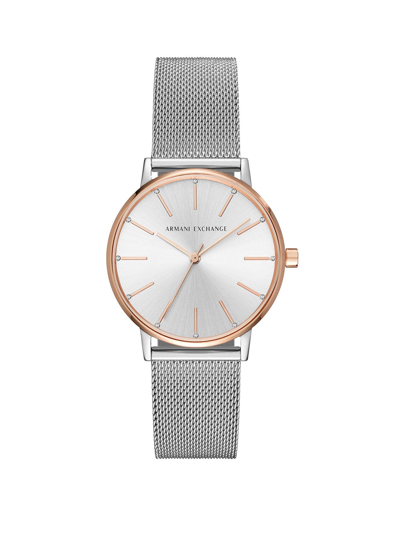 armani exchange gold bracelet