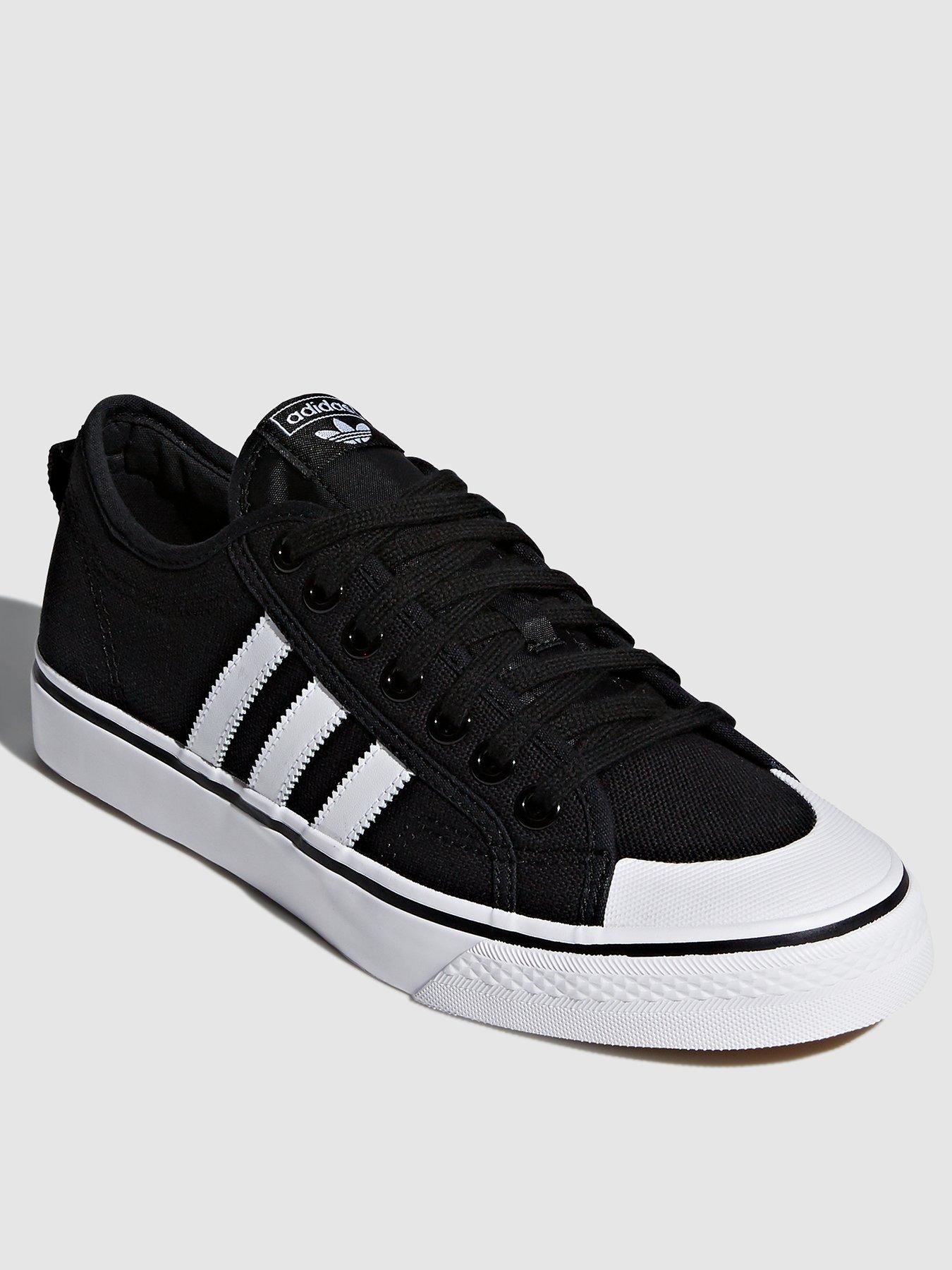 mens black adidas nizza