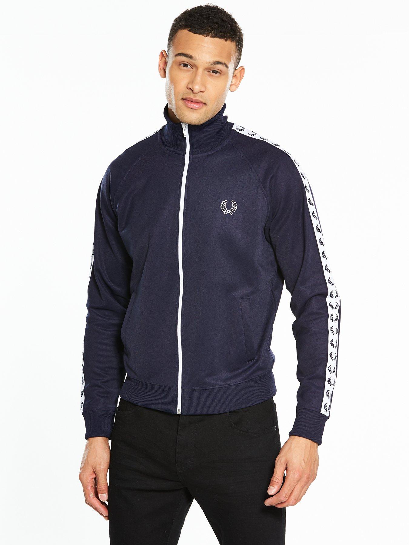 taped track jacket fred perry