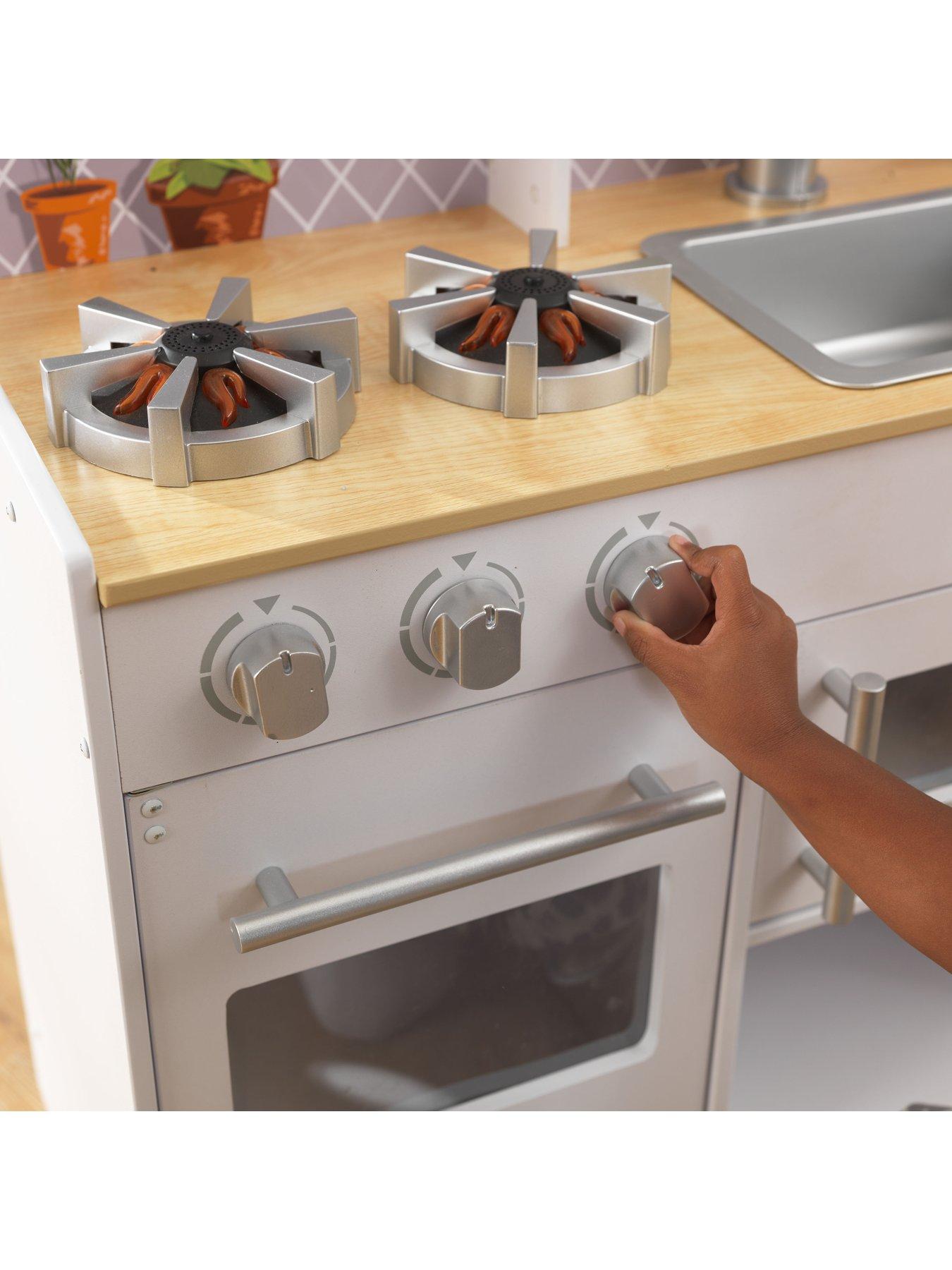 let's cook wooden play kitchen