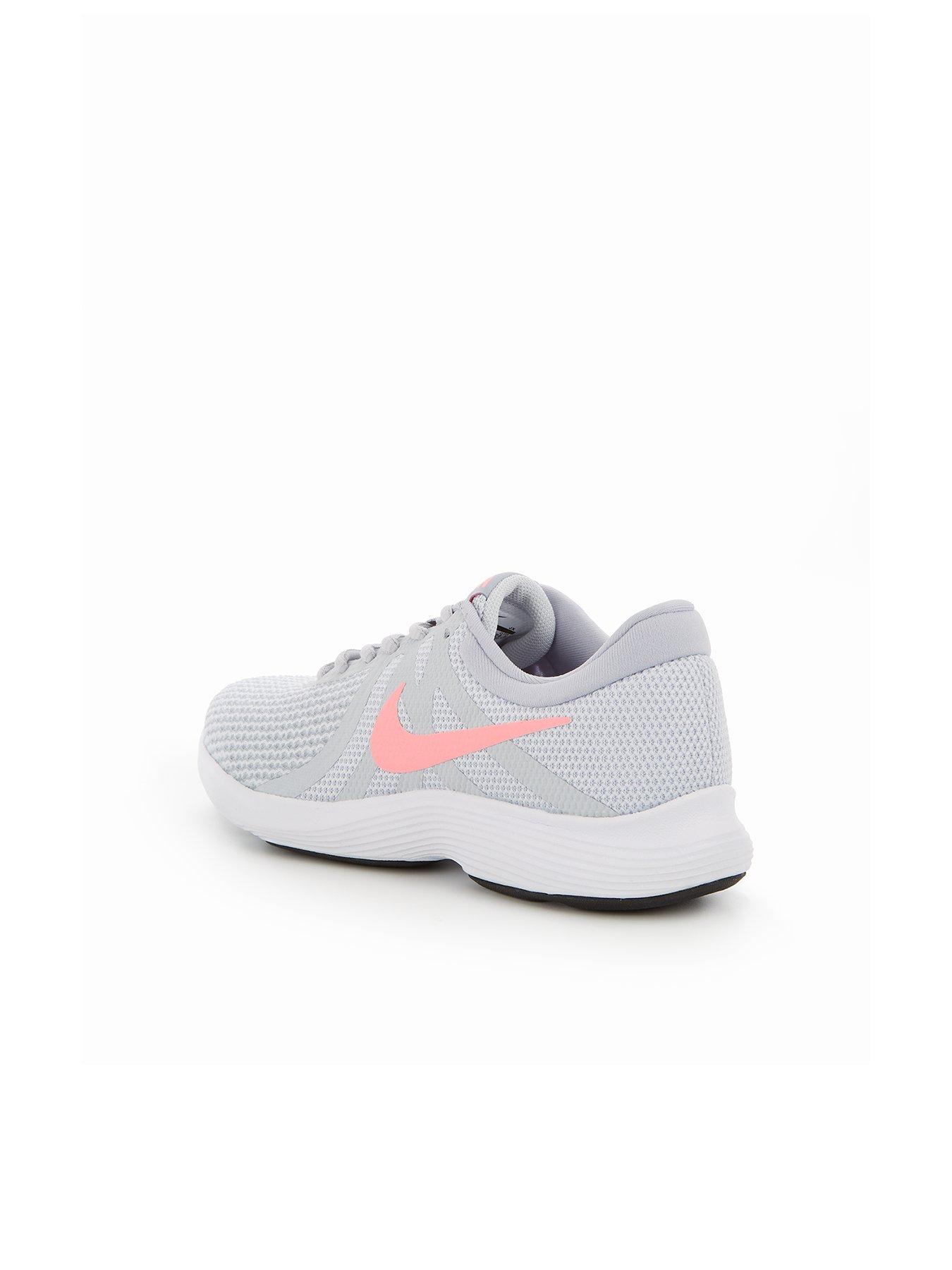 nike revolution 4 grey pink