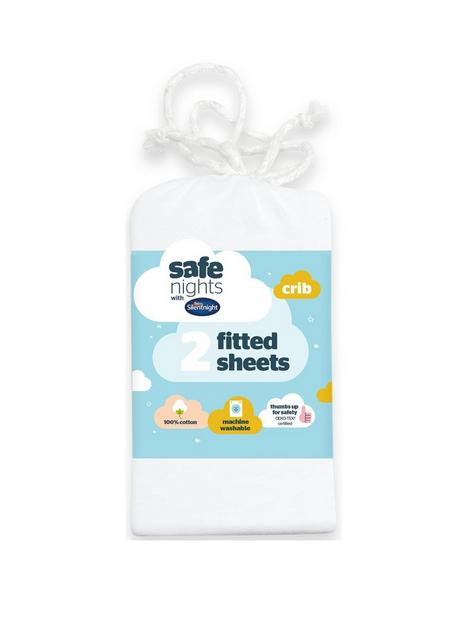 silentnight-safe-nights-2-x-fitted-sheets-crib