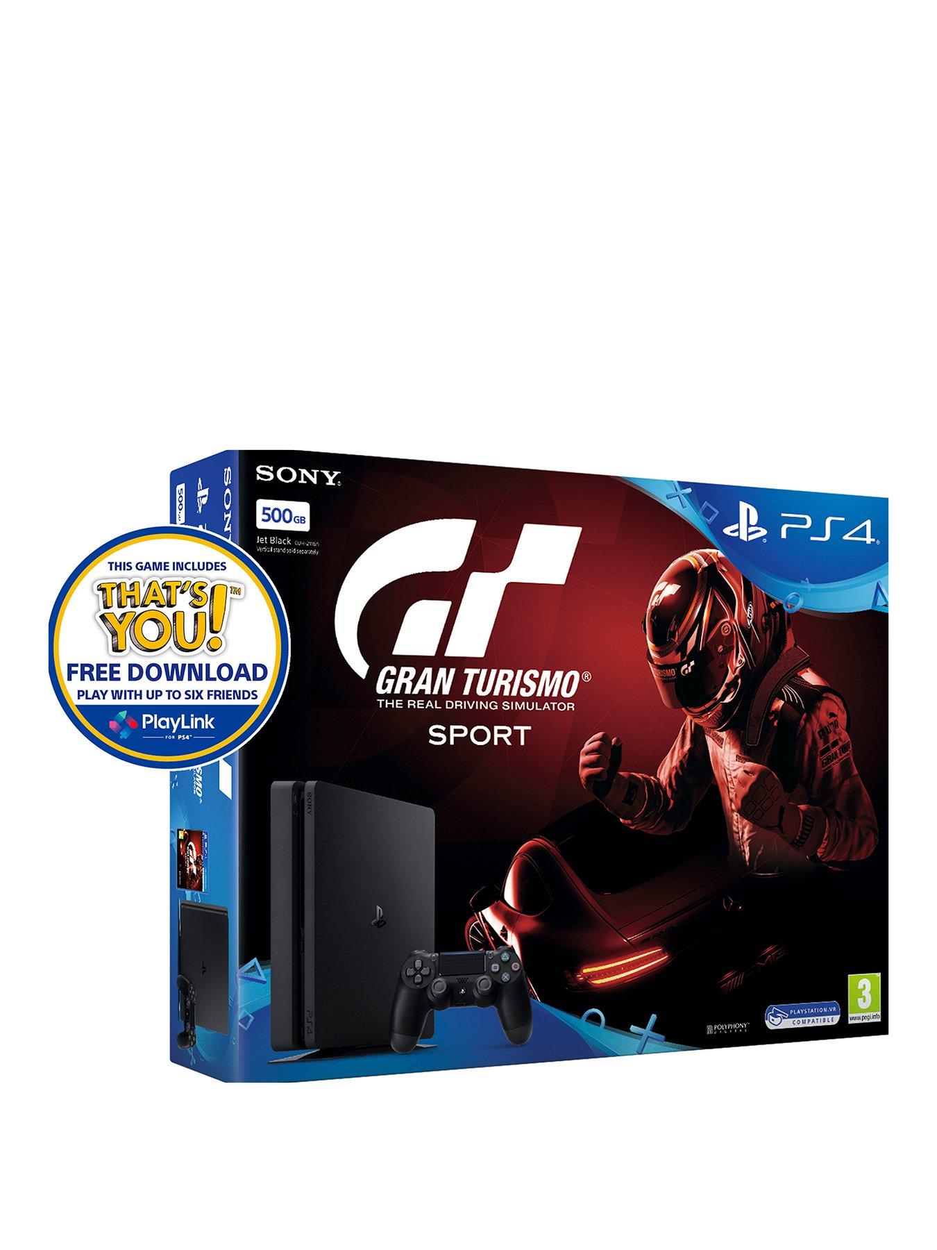 playstation-4-500gb-black-slim-console-with-gt-sport-365-psn-subscription-and-extra-dualshock-controller