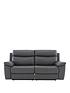 edison-3nbspseaternbspluxurynbspfaux-leather-manual-recliner-sofafront