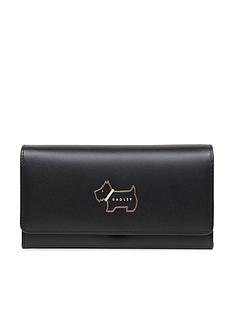 Radley Bags Purses Women Littlewoodsireland Ie Radley Heritage Dog Outline Large Black Flapover Matinee Purse
