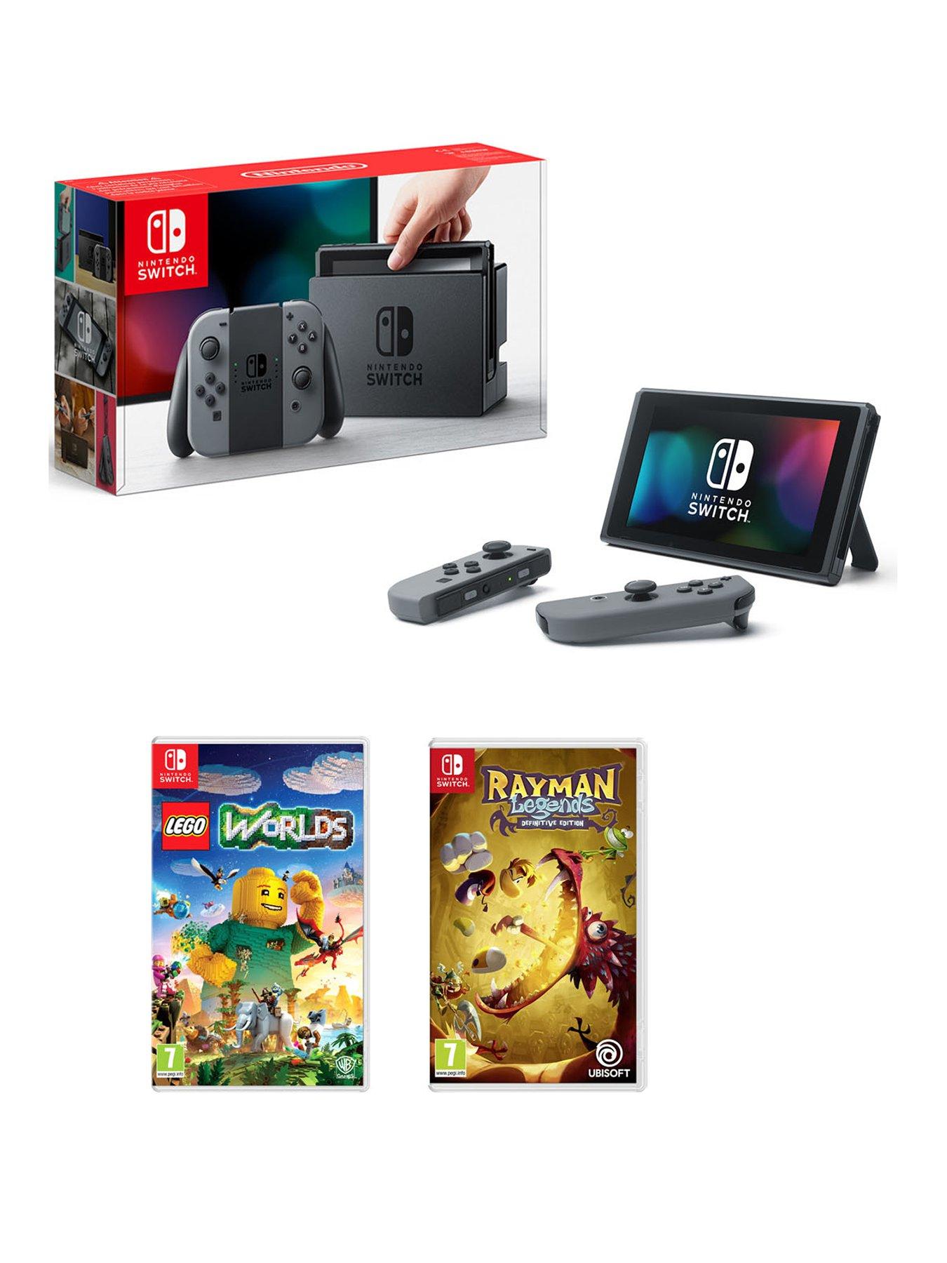 nintendo-switch-grey-console-with-lego-worlds-and-rayman-legends-definitive-edition