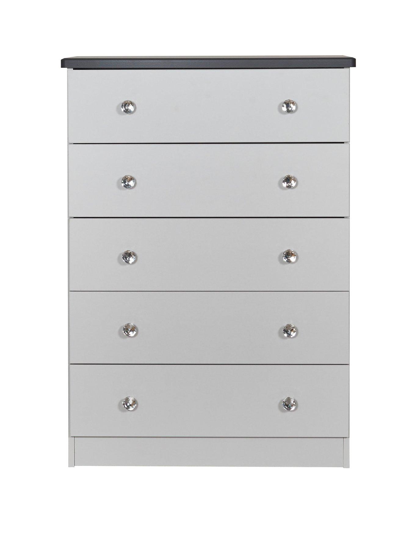 Swift Napoli Ready Assembled Chest Of 5 Drawers