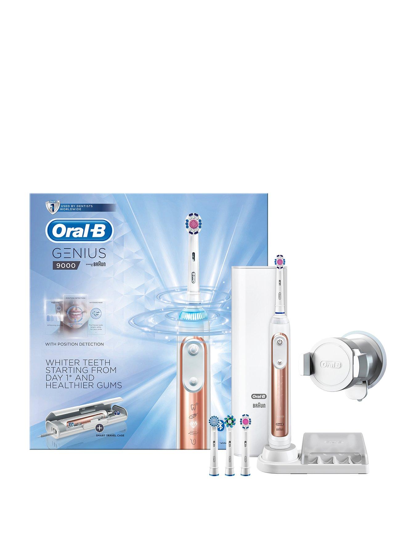 Oral B Genius 9000 Electric Toothbrush Rose Gold Littlewoodsireland Ie