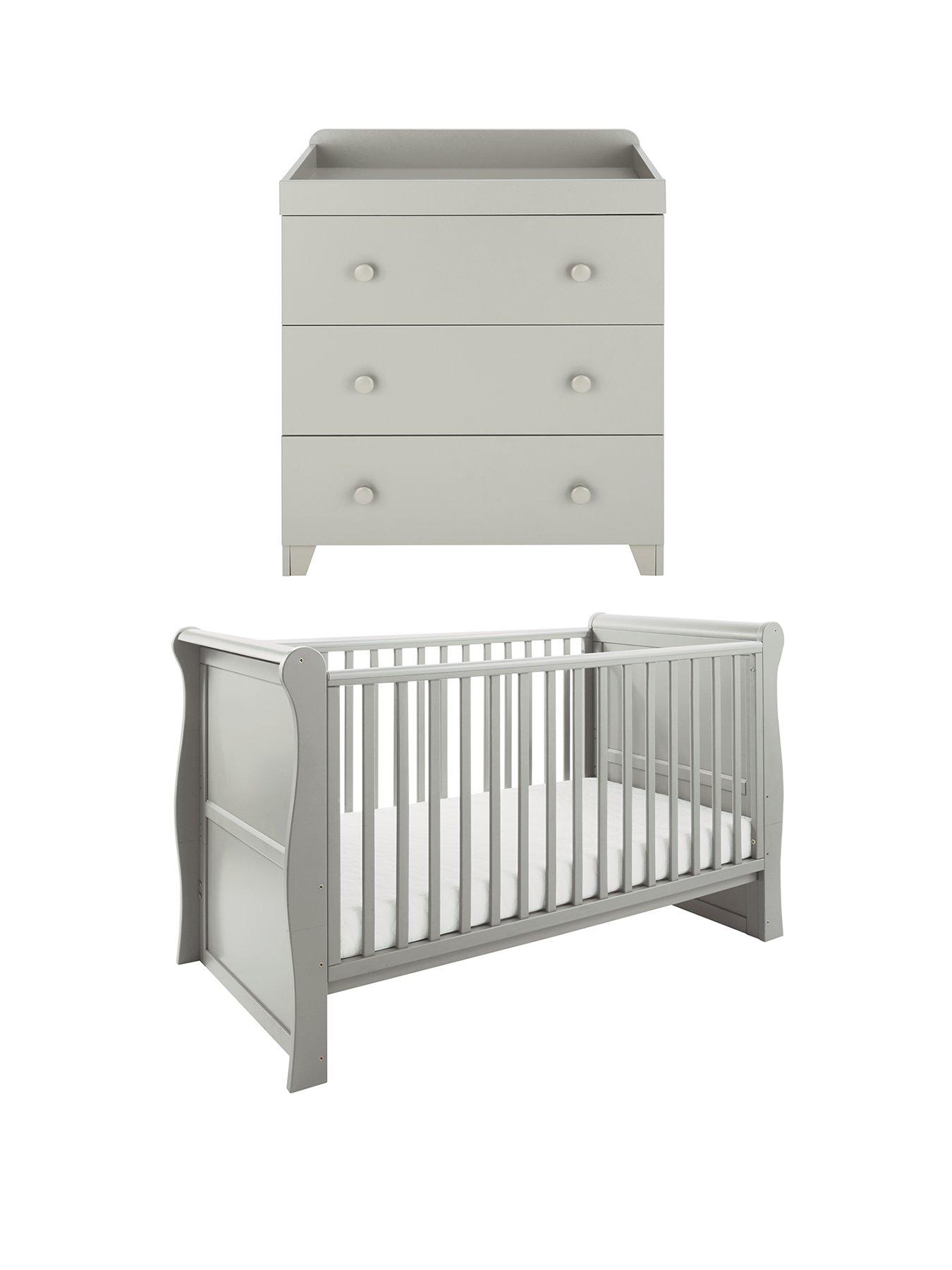 light grey nursery furniture