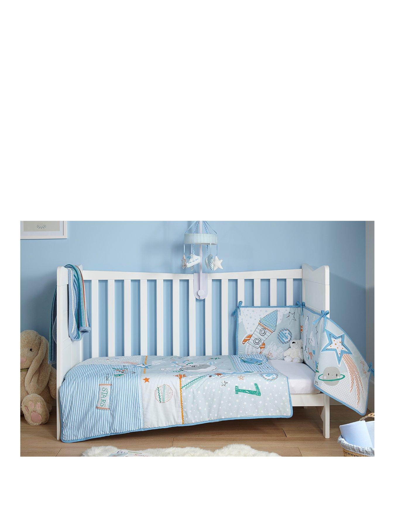 clair de lune cot bed bumper set