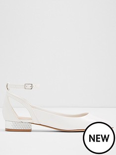 White Aldo Shoes Boots Women Www Littlewoodsireland Ie Aldo Serisien Point Flat Shoe White