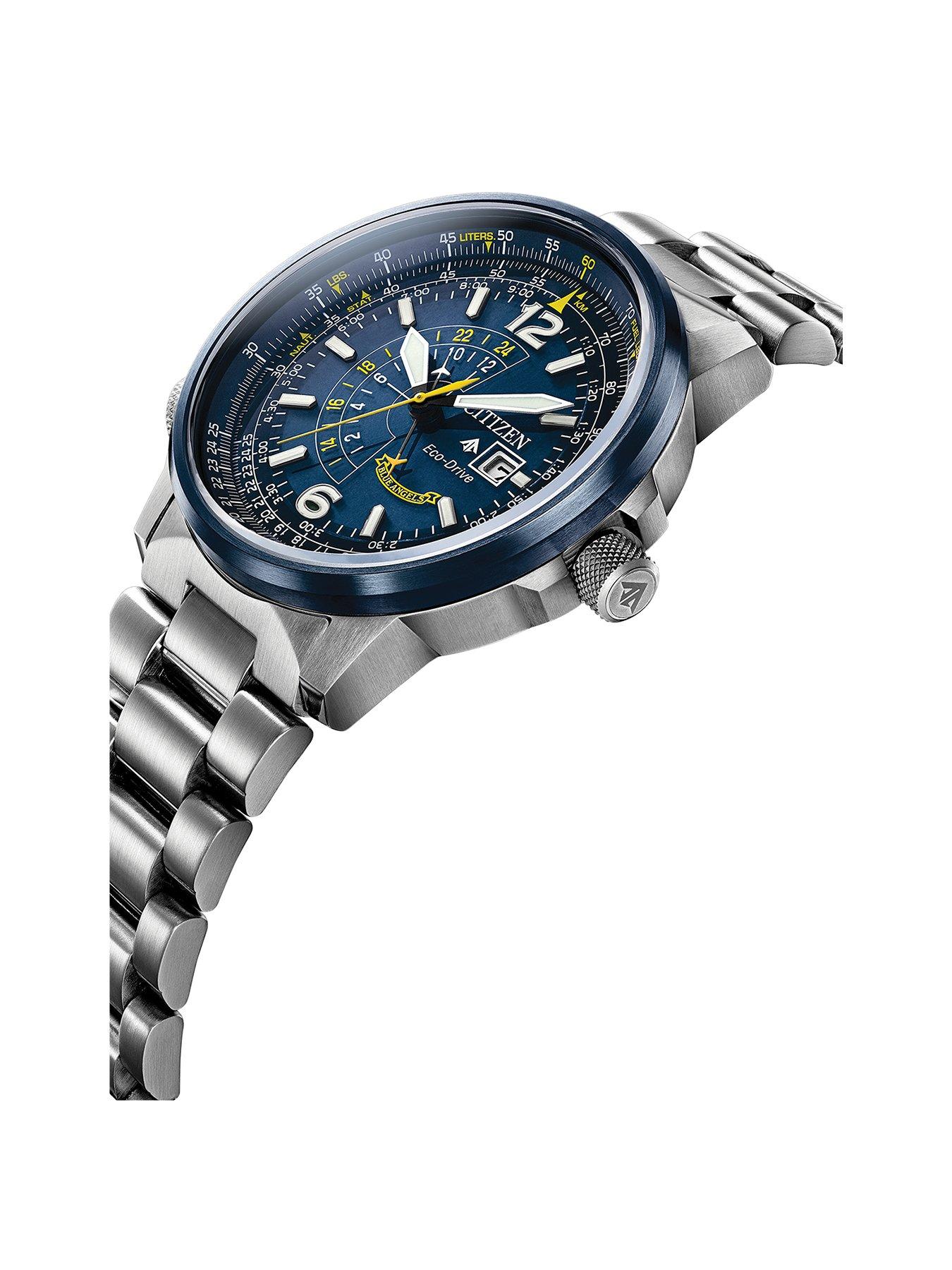 citizen eco drive watch blue