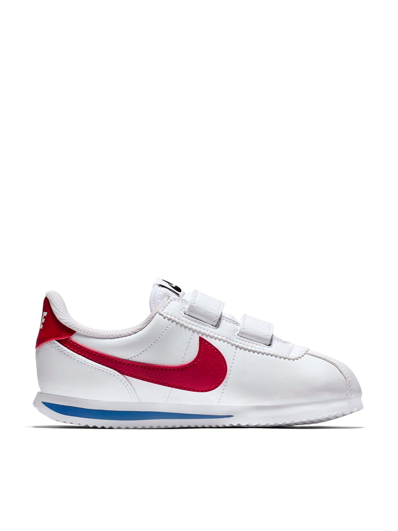 nike cortez blue white red