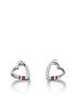 tommy-hilfiger-heart-logo-earringsfront