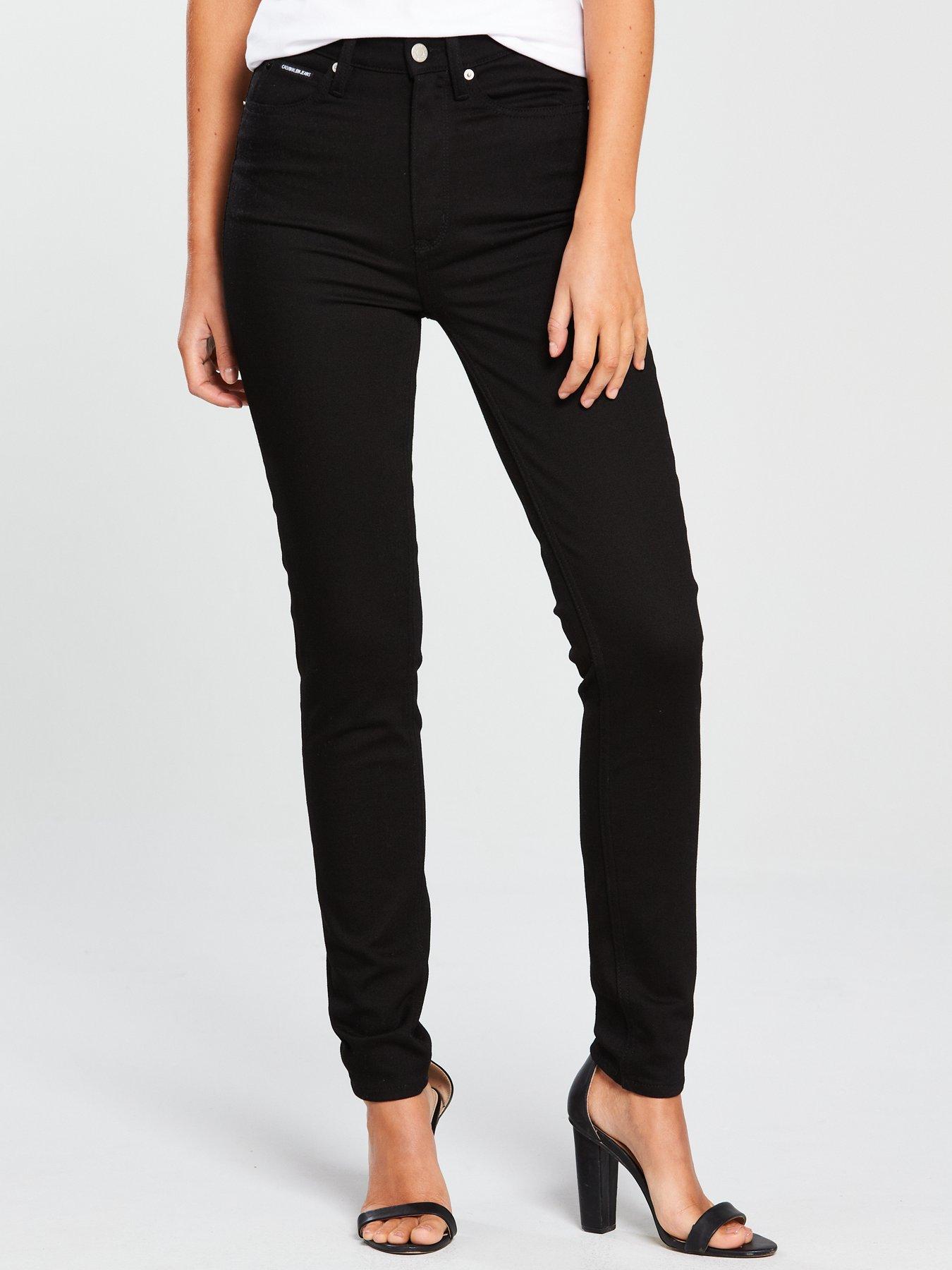 calvin klein skinny high rise