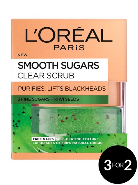 loreal-paris-smooth-sugar-clear-kiwi-face-and-lip-scrub-50ml