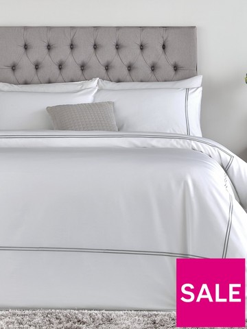Duvet Covers Grey Super King 6ft, Grey And White Super King Bedding