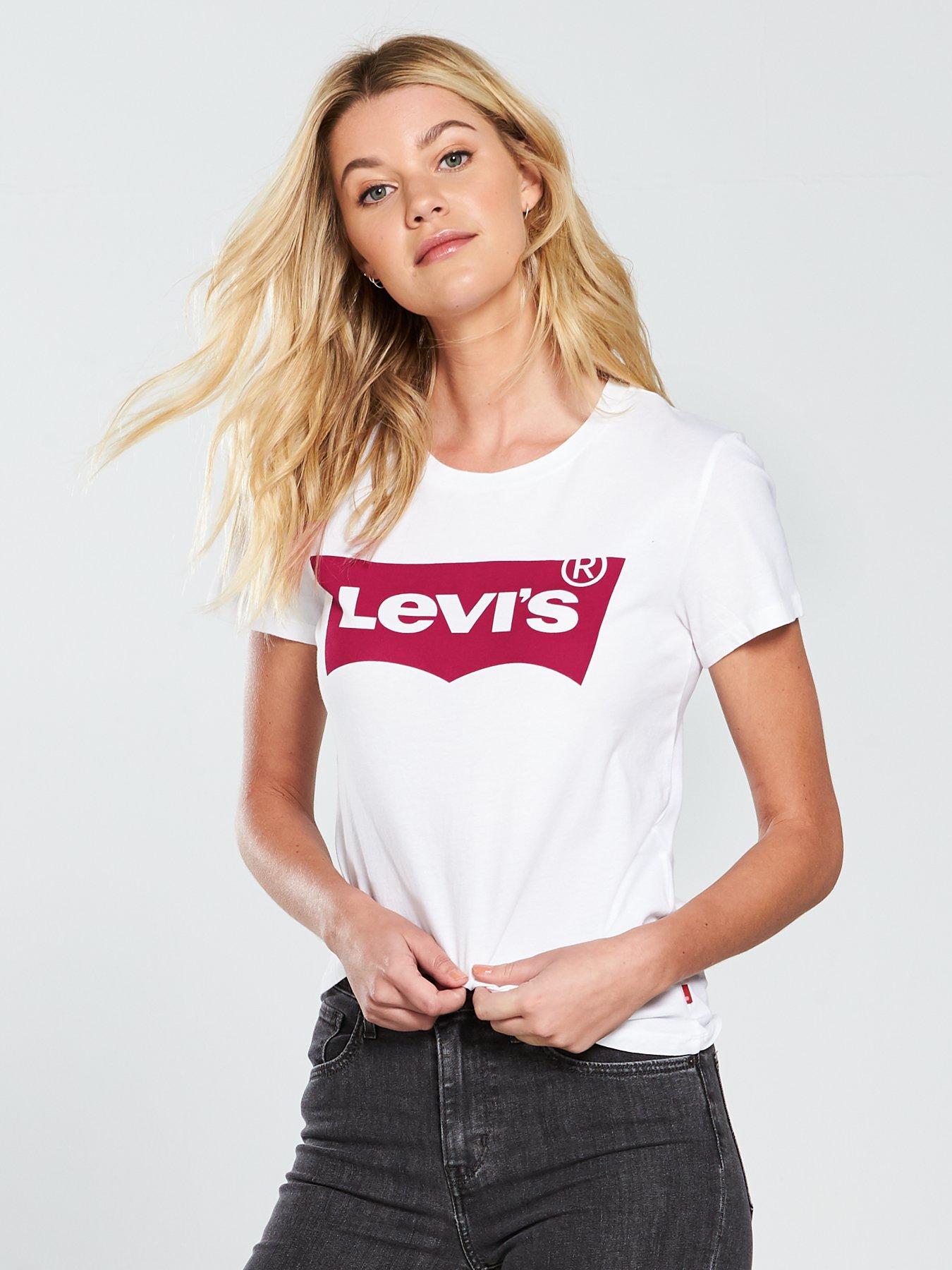 levis white tshirt women