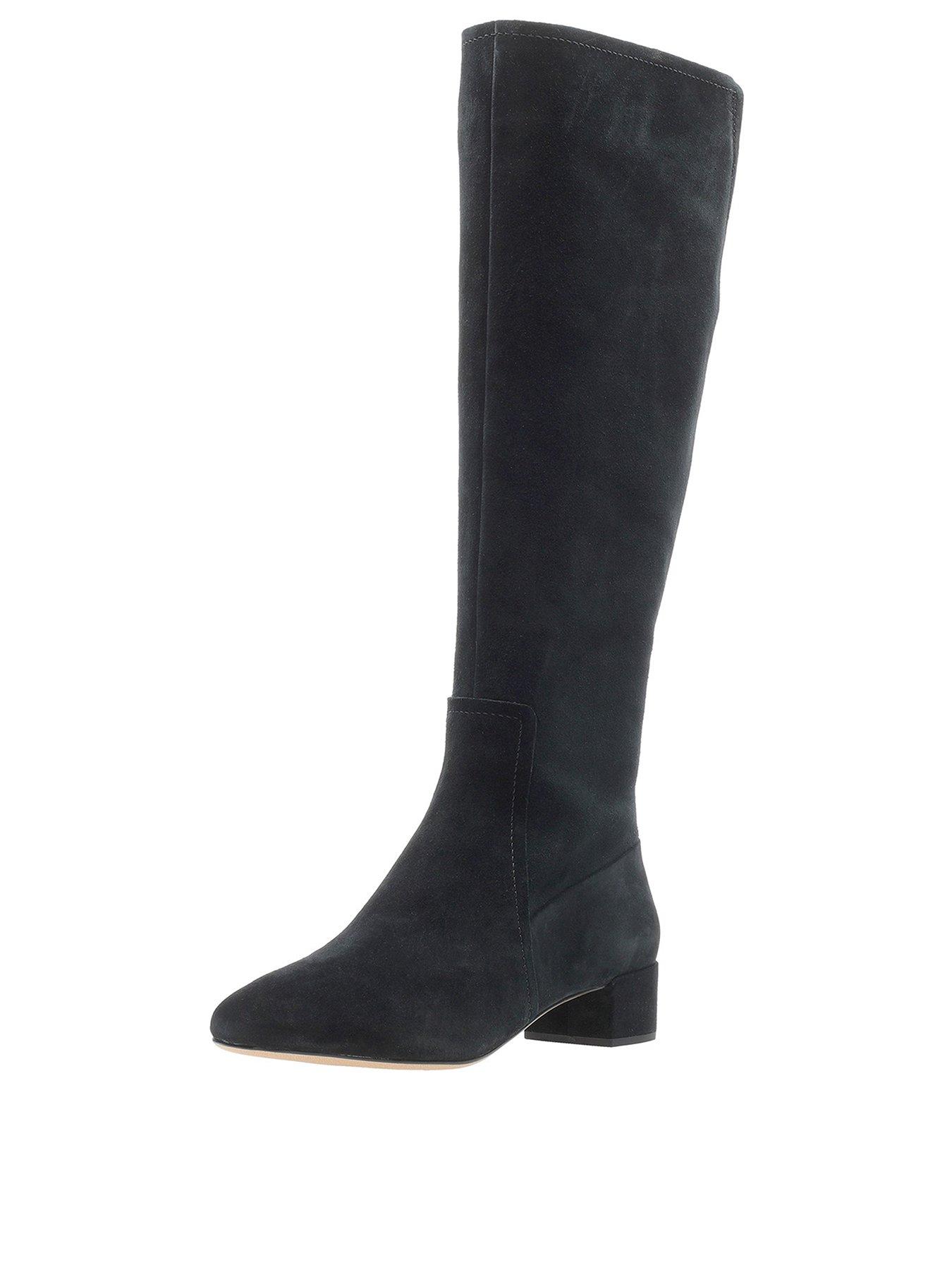 clarks knee high boots sale