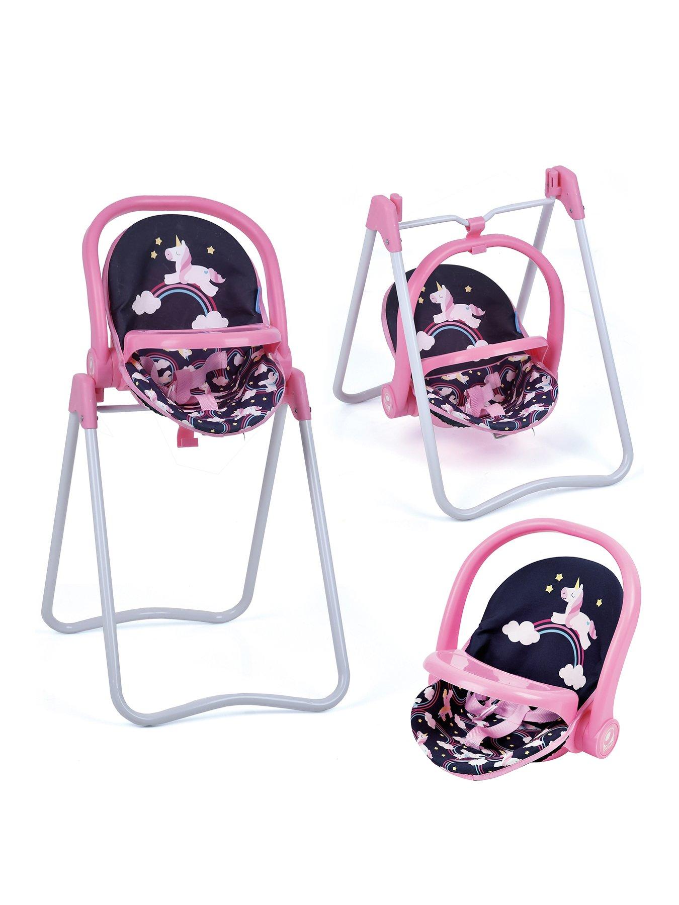 unicorn malibu doll twin stroller