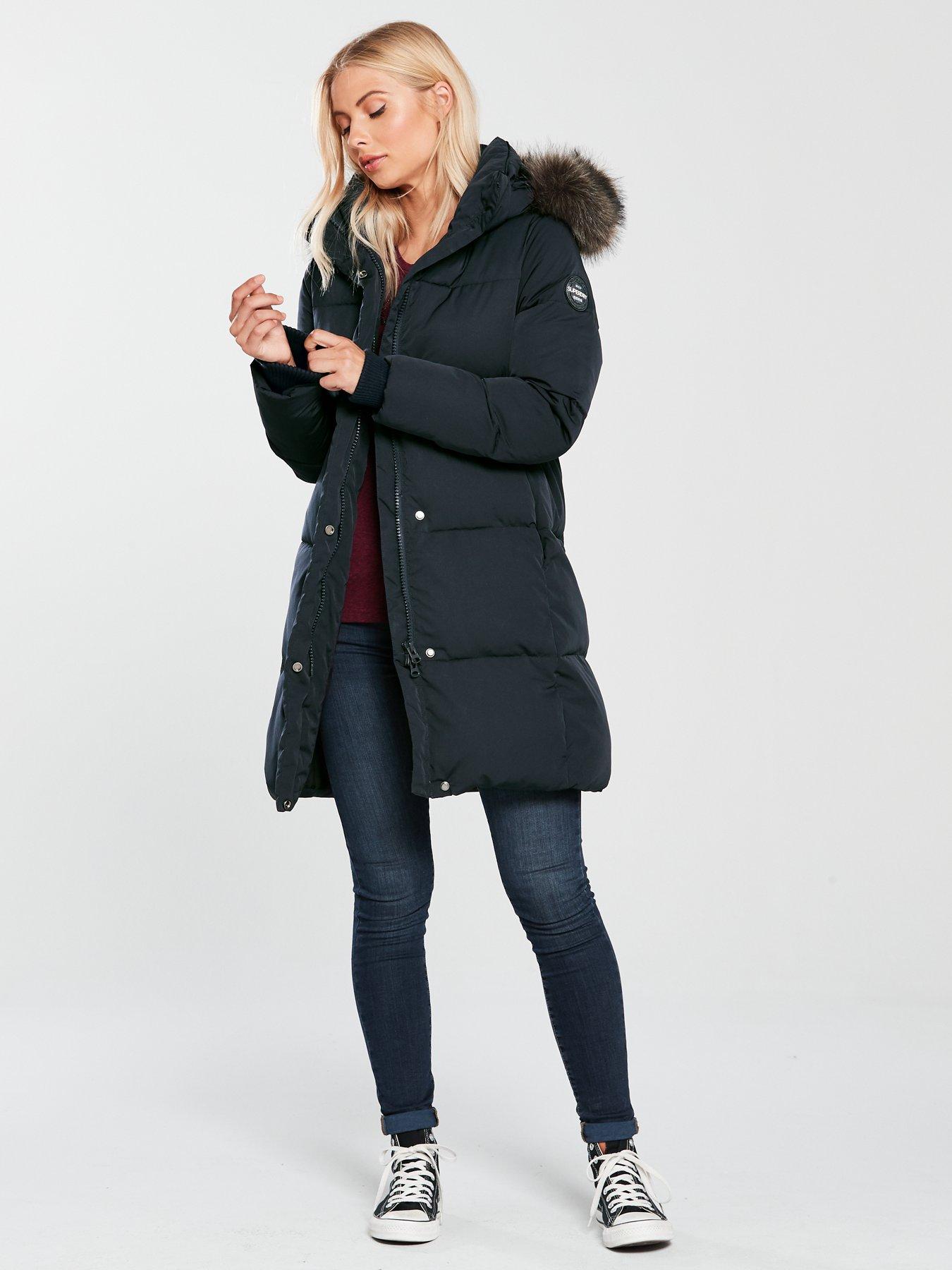 superdry hooded cocoon parka