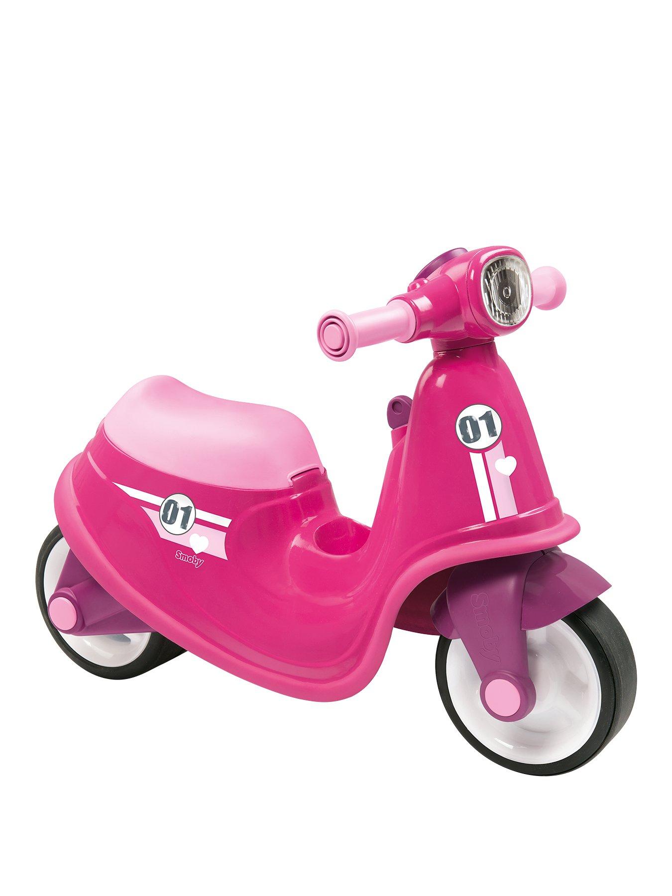 smoby reversible scooter pink