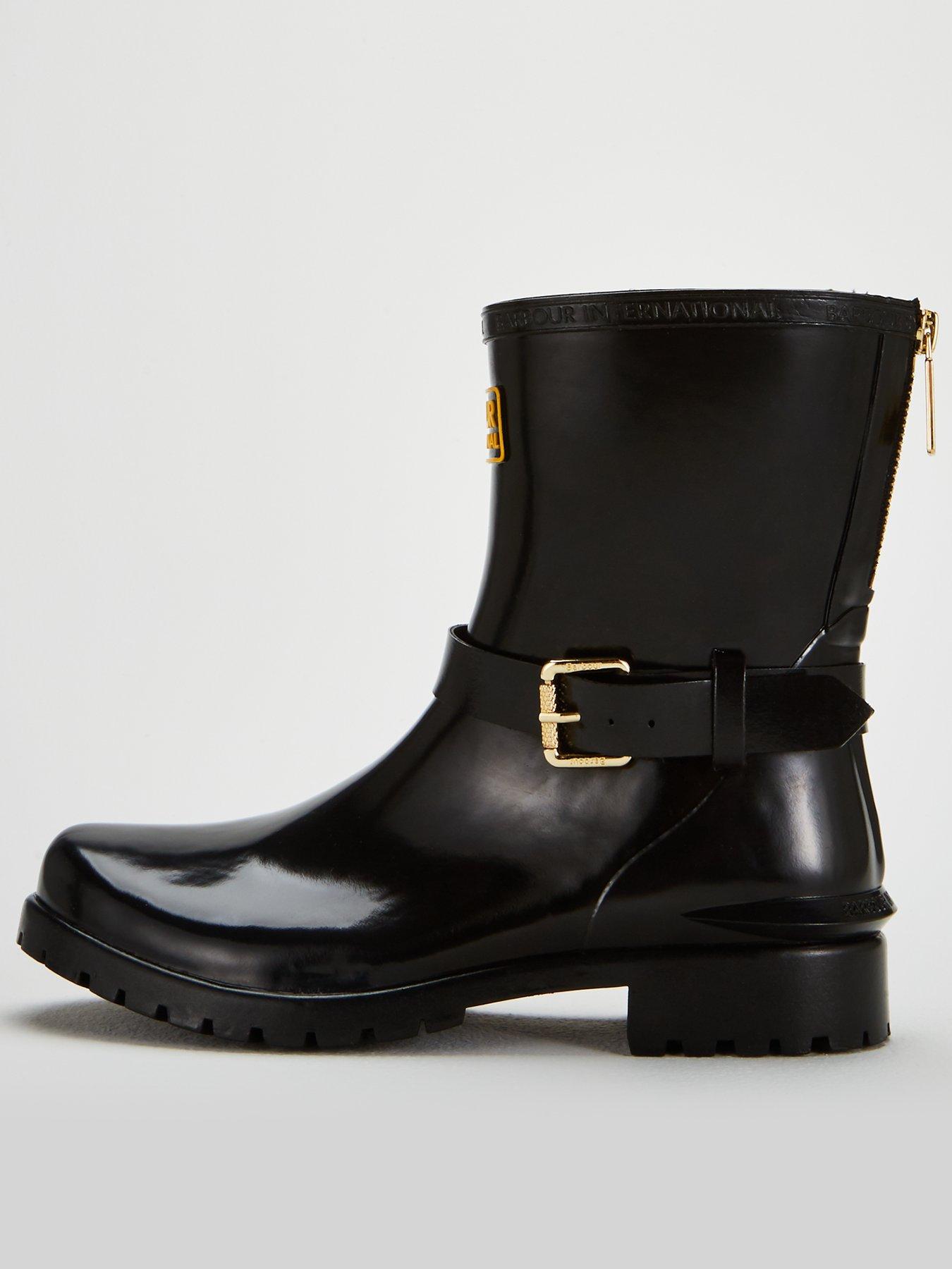 barbour zip wellies