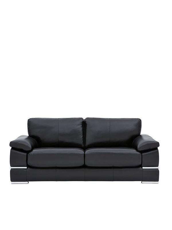 Primo Italian Leather Sofa Bed, Black Leather Sofa Beds Uk