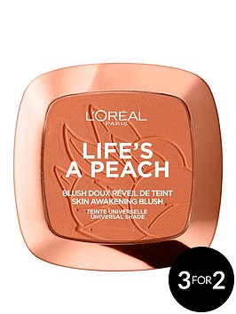 loreal-paris-lifes-a-peach-blush-powder