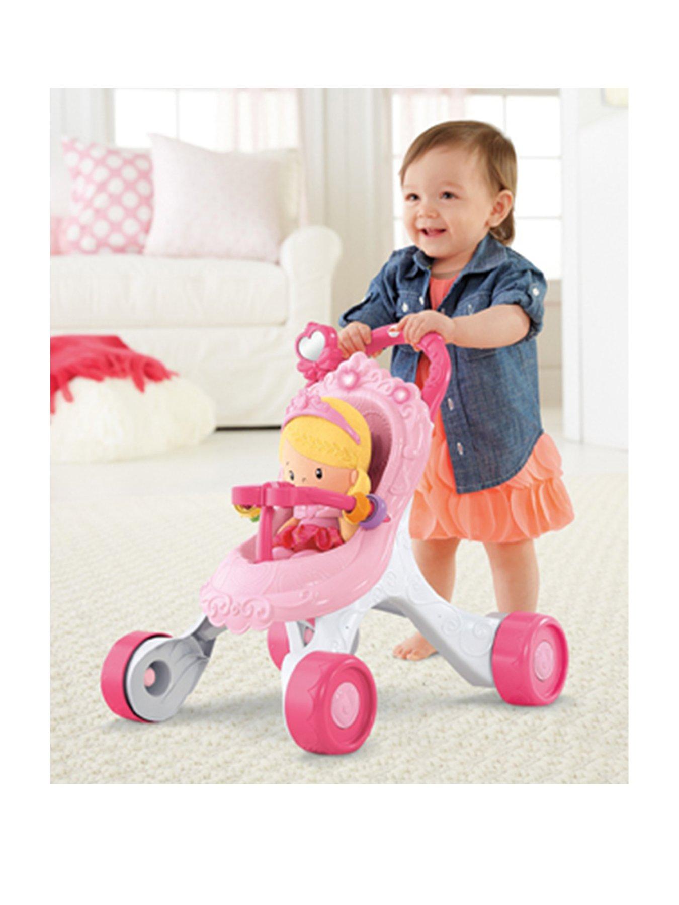 fisher price brilliant basics doll stroller