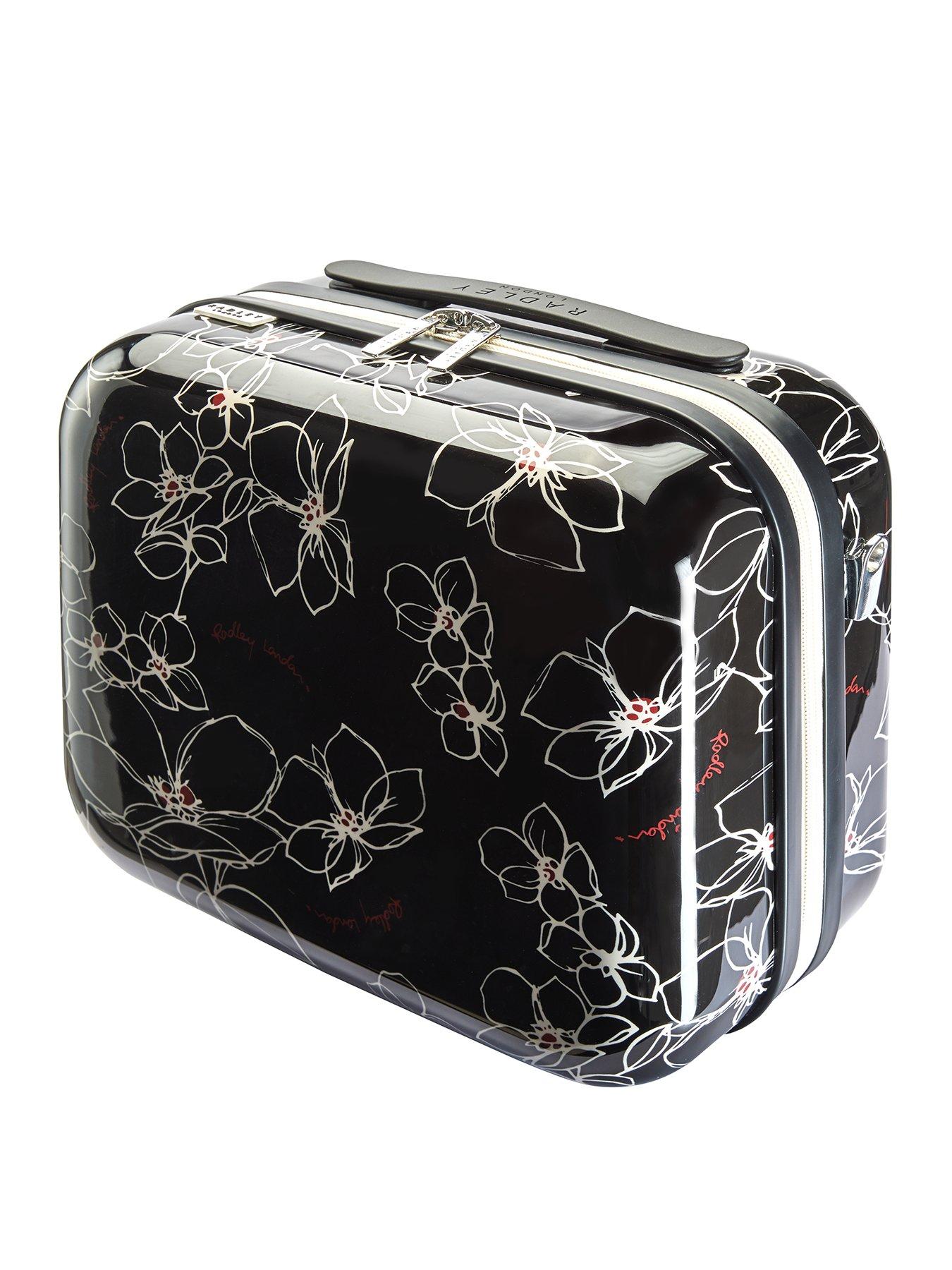 radley linear flower suitcase