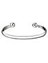 the-love-silver-collection-sterling-silver-mens-torque-banglefront
