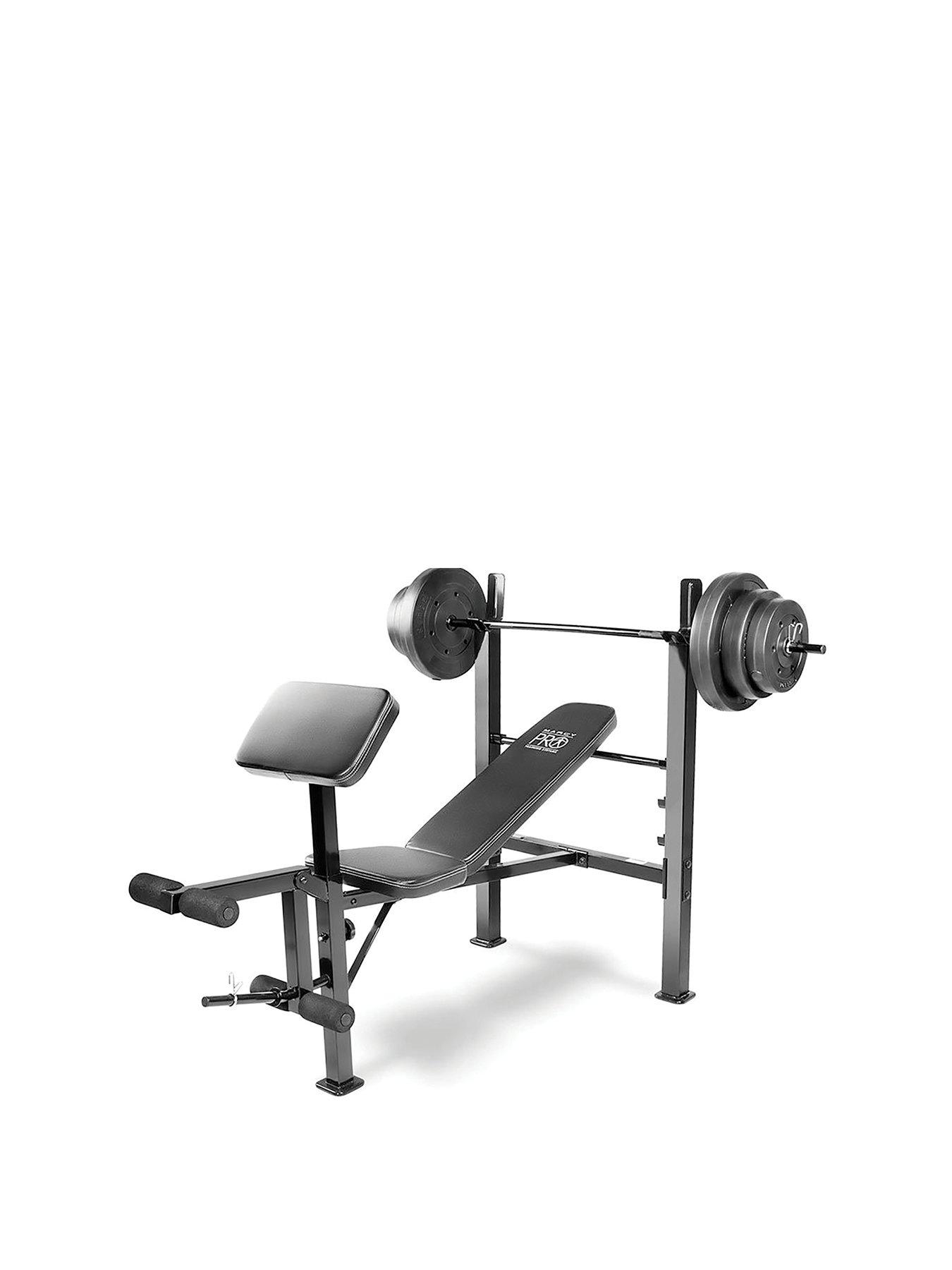 Marcy Pro Standard Bench With 45kg Weight Set Littlewoodsireland Ie