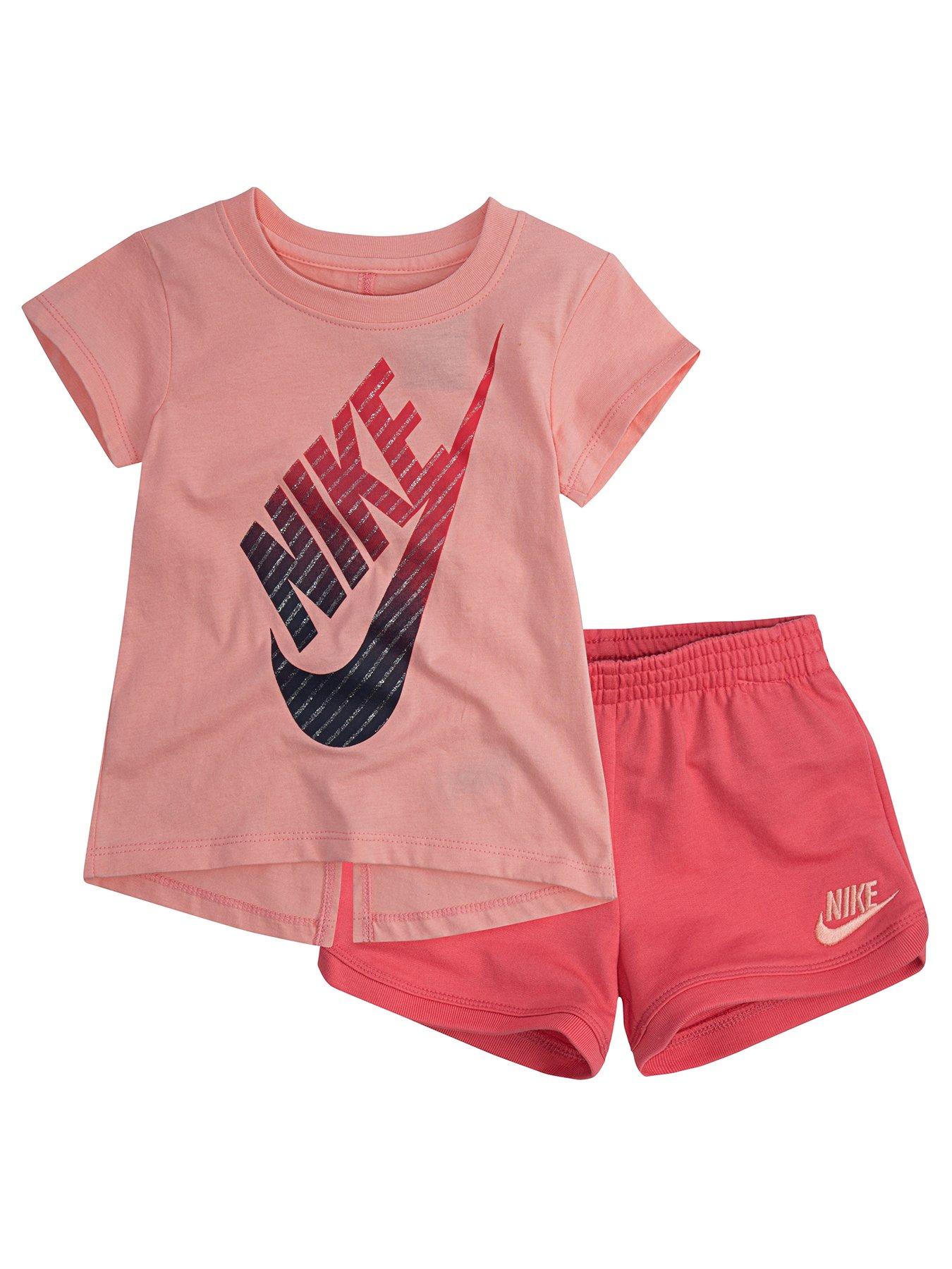 Nike Baby Girl Short Set Pink