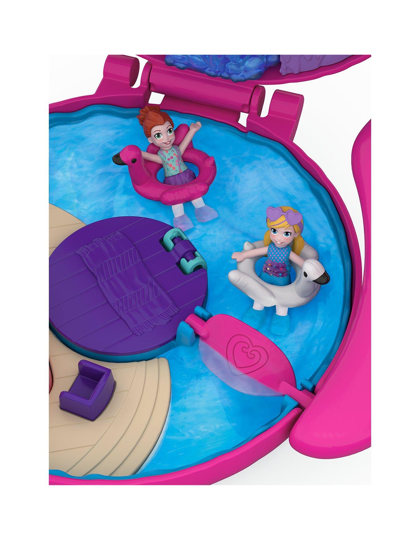 polly pocket flamingo compact