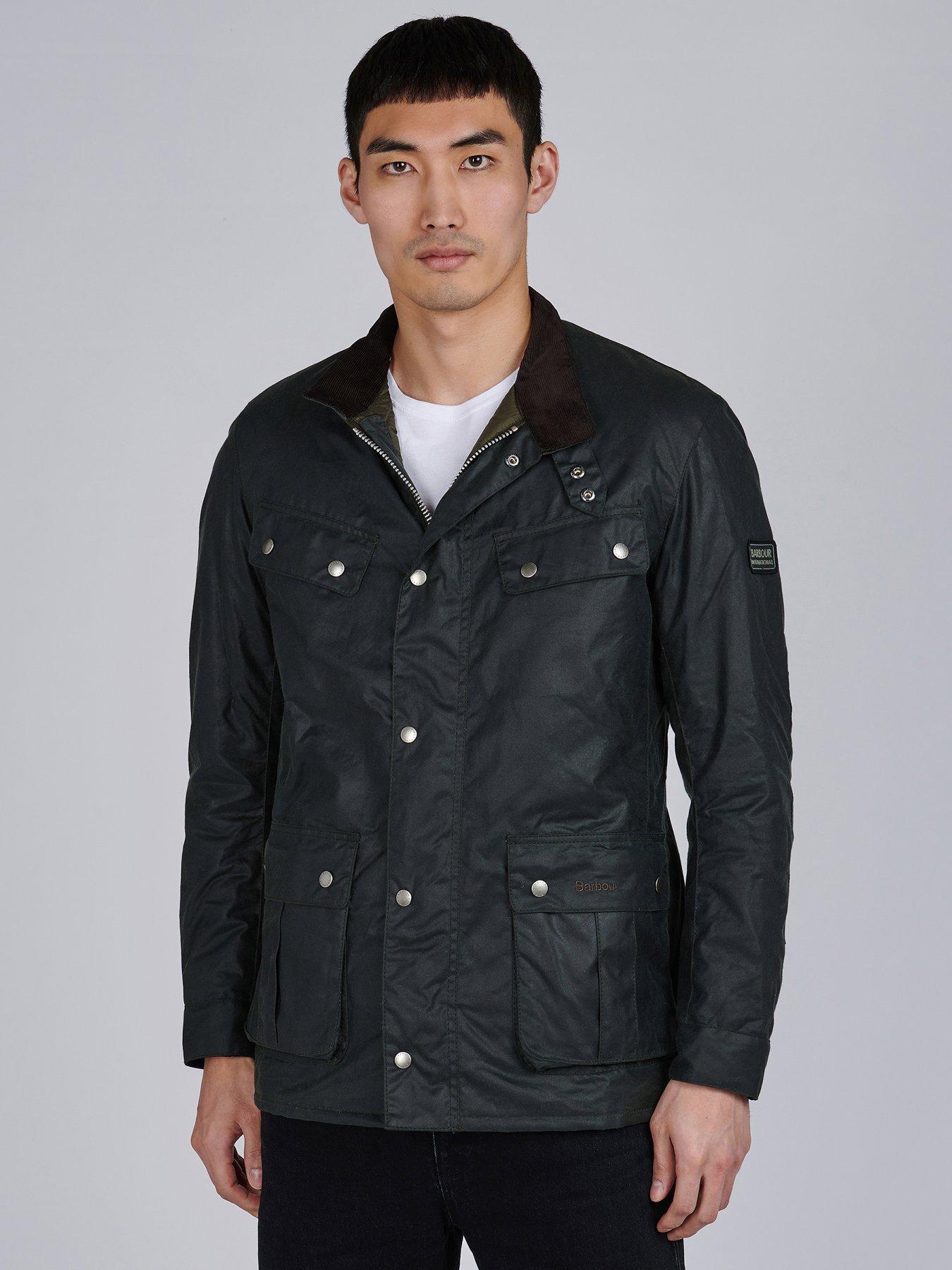 barbour duke jacket sand