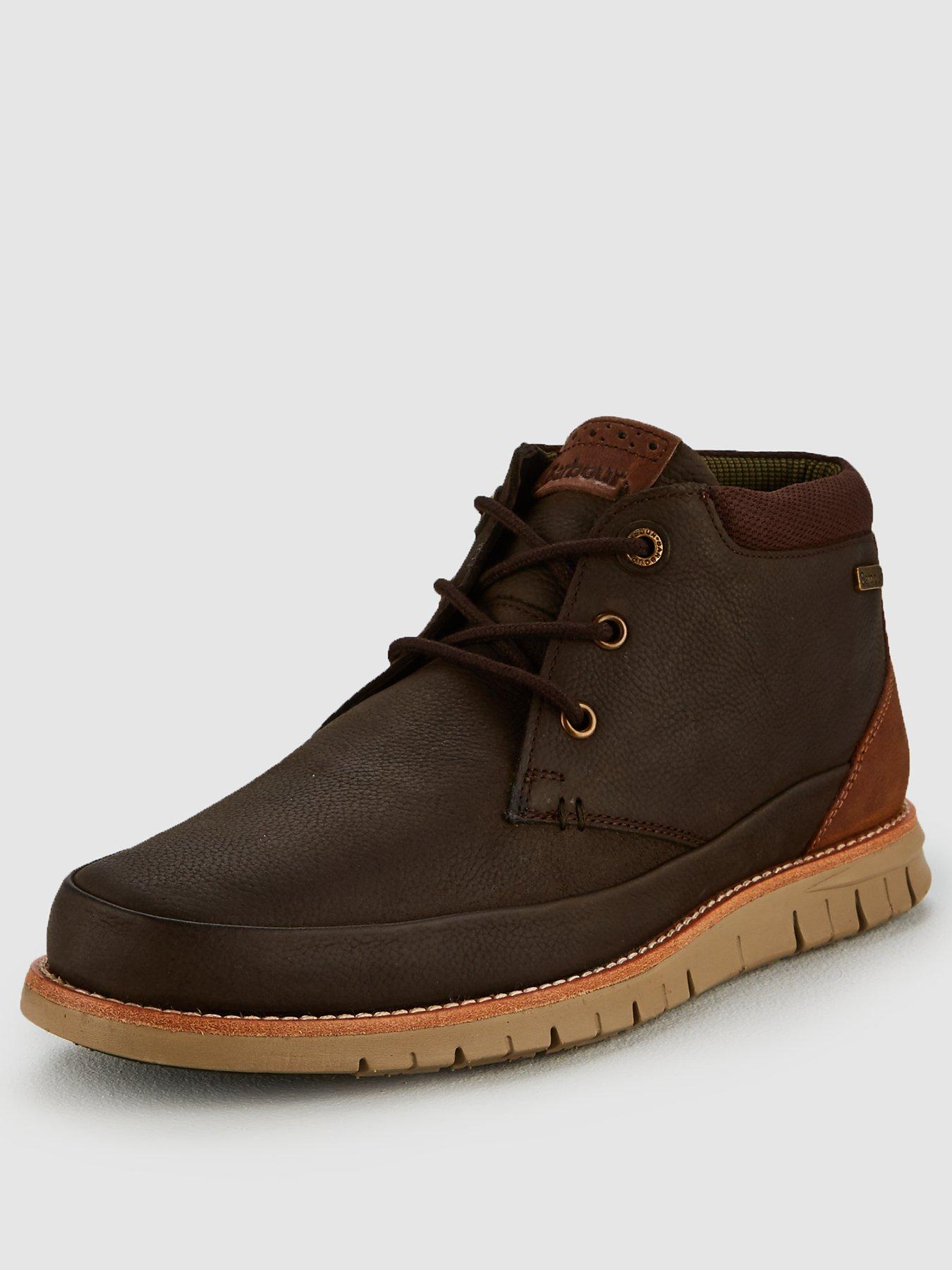 Barbour Nelson Lace Up Boots - Brown 