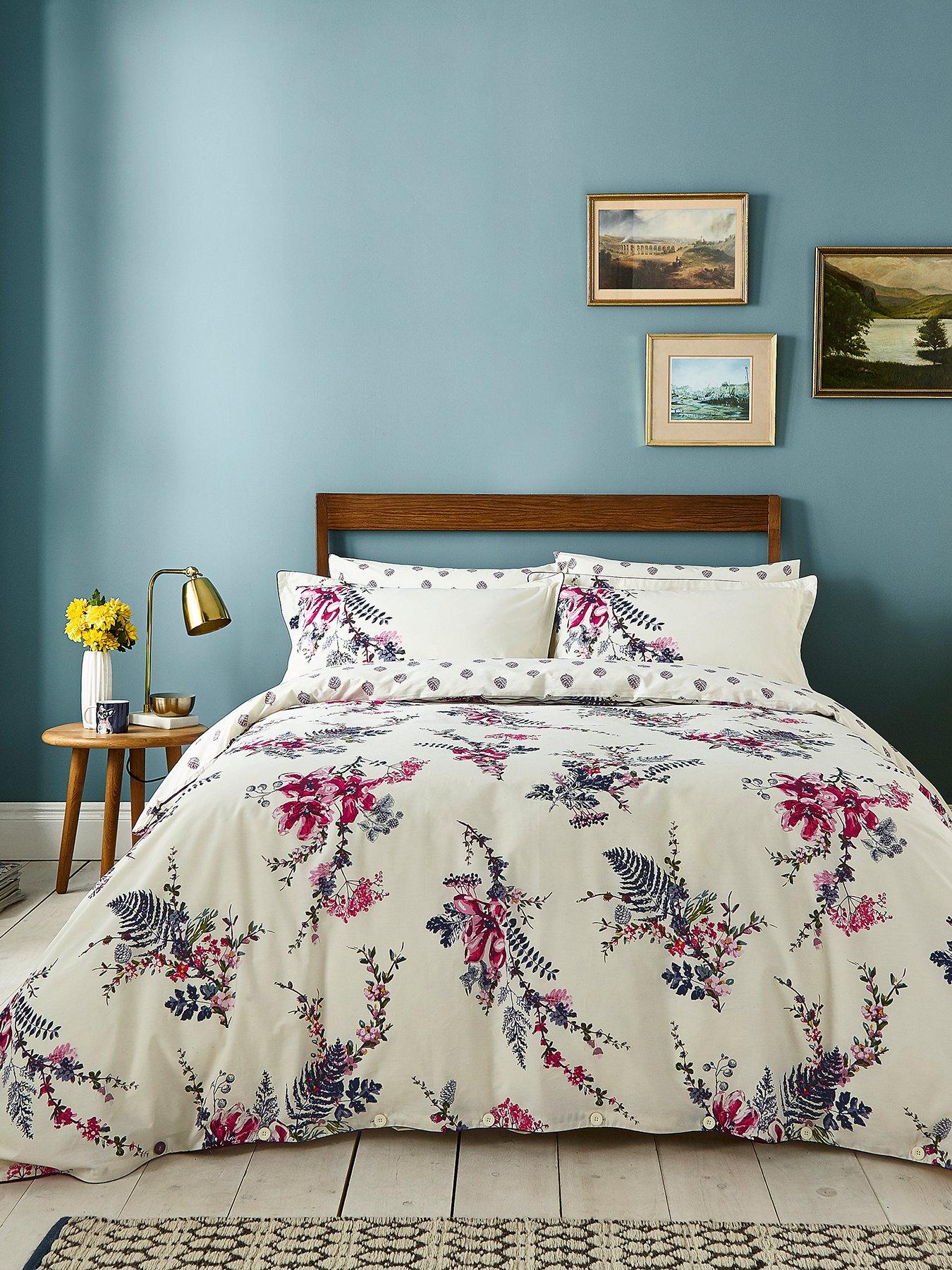 Joules Harvest Garden Cotton Percale Duvet Cover